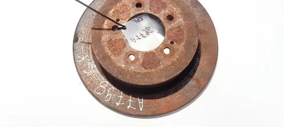 Mitsubishi Outlander Rear brake disc neventiliuojamas