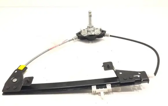 Rear door window regulator with motor