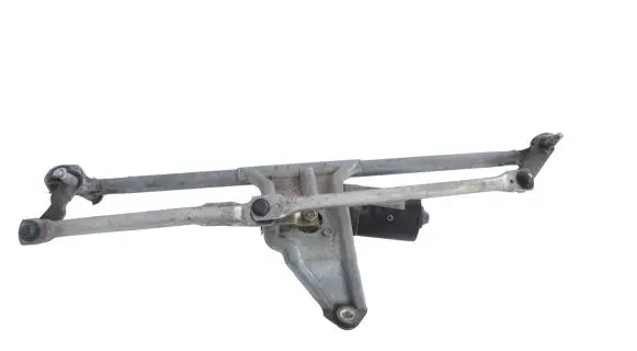 Front wiper linkage and motor