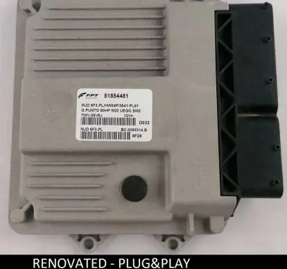 Fiat Grande Punto Engine control unit/module 51854481 7WY29V6J B0098314B