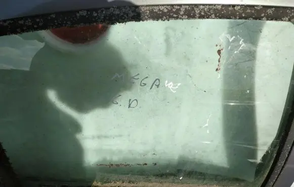 Renault Megane I Rear door window glass