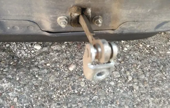 Rear door check strap stopper