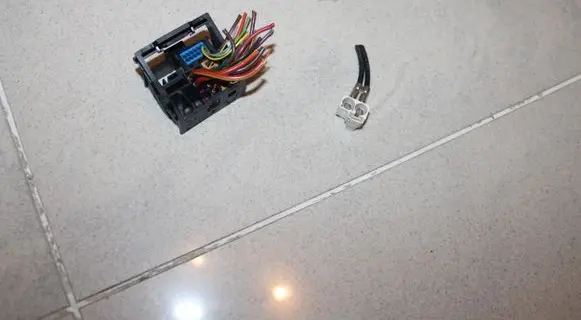 Volkswagen Touran I Sound system wiring loom 3B7035444A 3C8035195 RCD510
