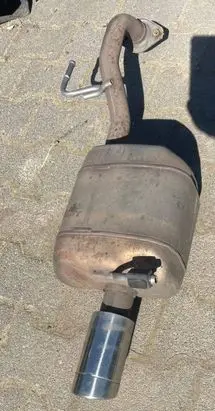 Toyota Yaris XP210 Rear muffler/silencer tail pipe 
