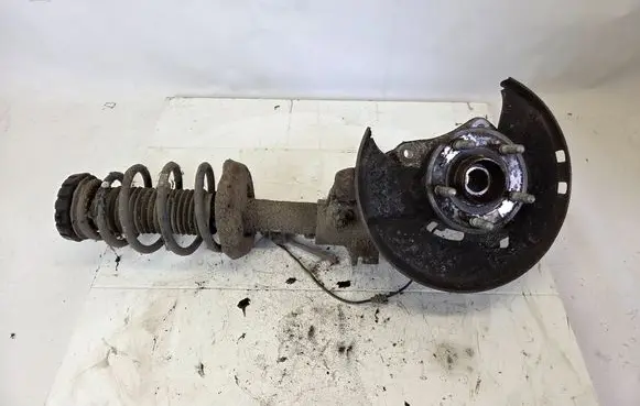 Saab 9-5 Front shock absorber with coil spring 12824054