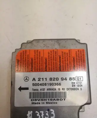 Mercedes-Benz E W211 Airbag control unit/module A2118209485