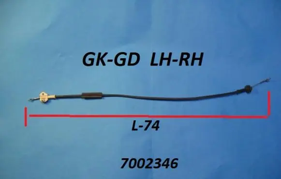 Opel Zafira A Rear door cable line 7002346