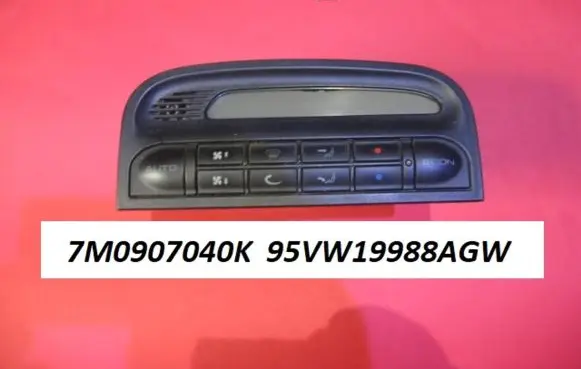 Ford Galaxy Climate control unit 7M0907040K 95VW19988AGW