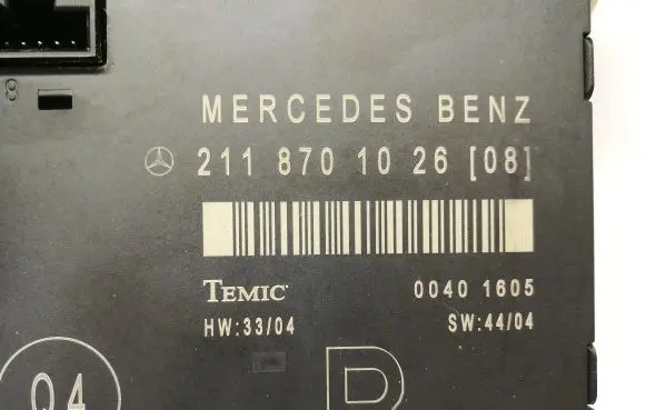 Mercedes-Benz E W211 Door control unit/module A2118701026