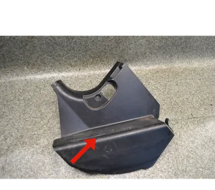 BMW 3 E46 Foot area side trim 8189733
