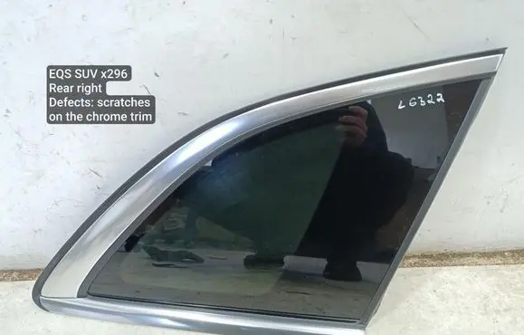 Mercedes-Benz EQS X296 Rear vent window glass 