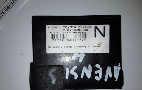 Toyota Avensis T270 Other control units/modules 8978405020