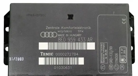 Audi A4 S4 B6 8E 8H Comfort/convenience module 8E0959433AR