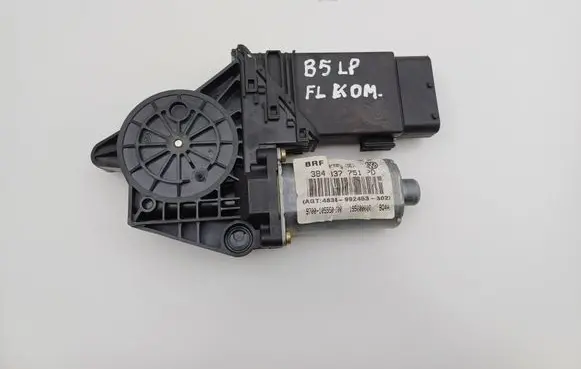 Volkswagen PASSAT B5.5 Front door window regulator motor 3B4837751PD