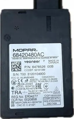Jeep Compass Distronic sensor radar 68420480AC