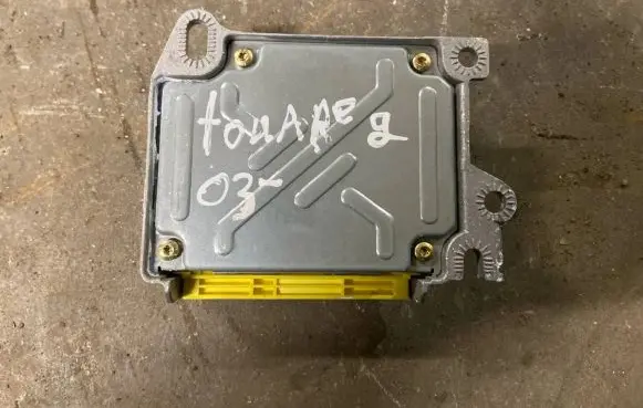 Volkswagen Touareg I Airbag control unit/module 3D0909601B NOCRASH