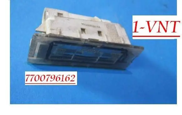 Renault Safrane Number plate light 7700796162