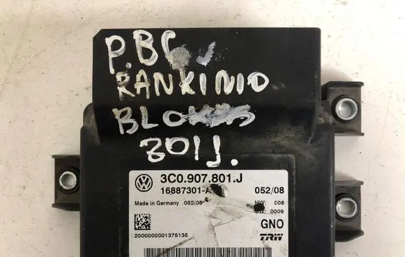 Volkswagen PASSAT B6 Hand brake control module 3C0907801J 16887301A