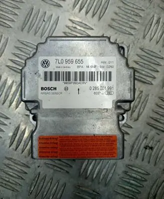 Volkswagen Touareg I Airbag control unit/module 7L0959655 0285001991 0039P0034E8N