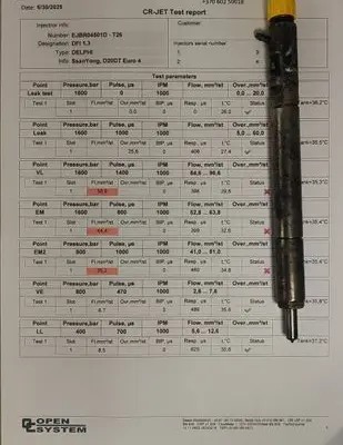 SsangYong Actyon Fuel injector EJBR04501D