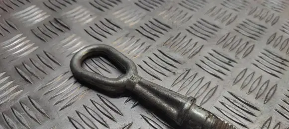 Towing hook eye