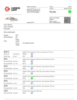 Mazda 6 Fuel injector RF7J13H50