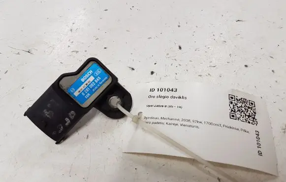 Opel Zafira B Air pressure sensor 0281002845