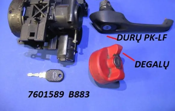 Fiat Tipo Ignition lock 7601589 B883