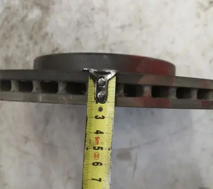 Chevrolet Camaro Rear brake disc
