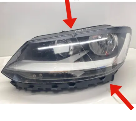 Volkswagen Sharan Headlight/headlamp 7N2941005 0301242601 1305236720
