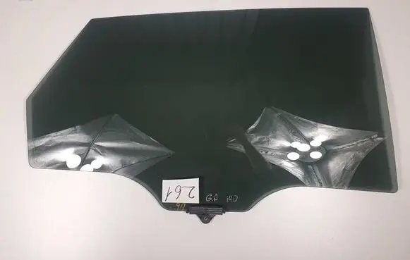 Hyundai i40 Rear door window glass 43R000385