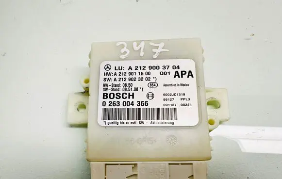 Mercedes-Benz E W212 Parking PDC control unit/module A2129003704 0263004366 A2129011300