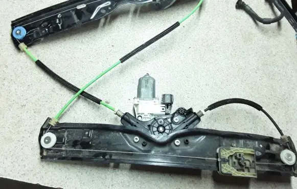 Jaguar F-Pace Rear door window regulator with motor HK8327001AC C40316101