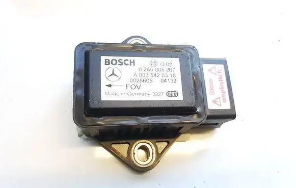Mercedes-Benz E W211 ESP acceleration yaw rate sensor 0265005267 A0035420318
