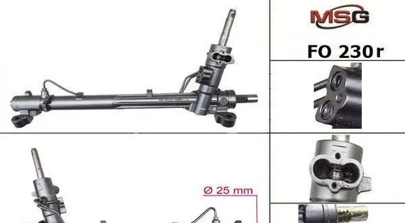 Ford C-MAX II Steering rack mechanical part 1672148 FO230R 1363746