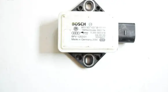 Audi A4 S4 B7 8E 8H ESP acceleration yaw rate sensor 8E0907637B