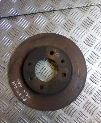 Peugeot 206 Rear brake disc