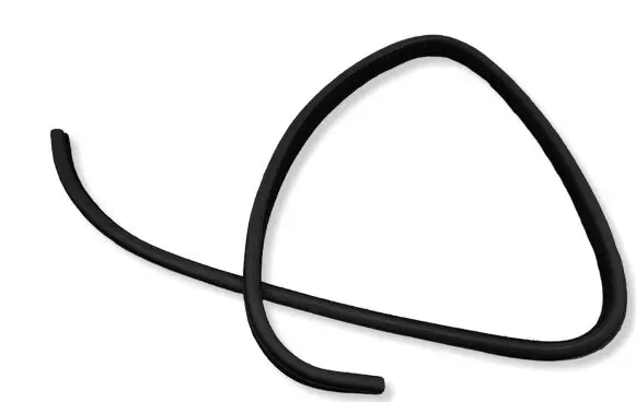 Jaguar XE Rubber seal rear door 