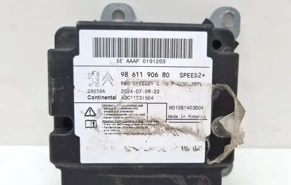 Opel Combo E Airbag control unit/module 9861190680