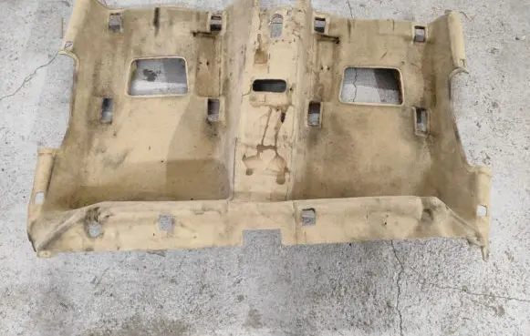 Mercedes-Benz CLS C219 Rear floor carpet liner A2196800841