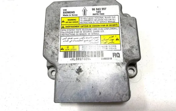 Chevrolet Epica Airbag control unit/module 96943997 5WY67030