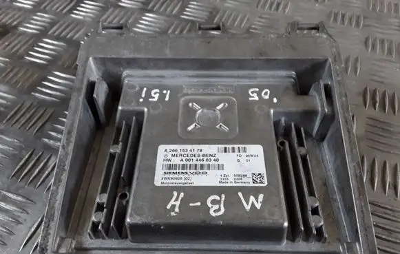 Mercedes-Benz A W169 Engine control unit/module A2661534179 A0014460340 5WK90926