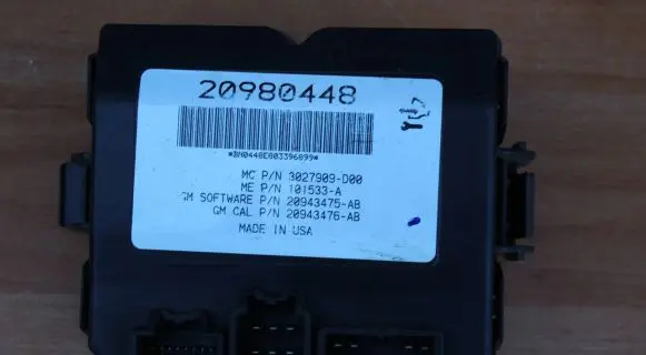 Opel Insignia A Tailgate/trunk control unit/module 20980448 3027909D00 20943475AB