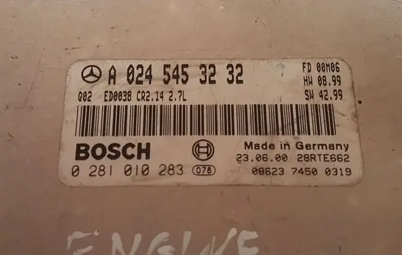 Mercedes-Benz ML W163 Engine control unit/module A0245453232 00281010283
