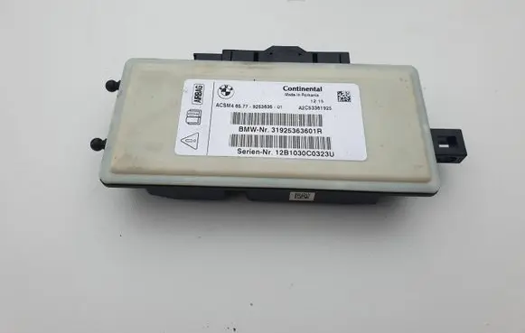 BMW X3 F25 Airbag control unit/module 9253636 31925363601R 12B1030C0323U