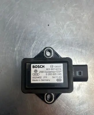 Volkswagen PASSAT B5.5 ESP acceleration yaw rate sensor 8E0907637A 0025402 0265005245