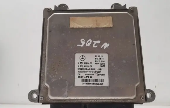 Mercedes-Benz C W205 Engine control unit/module A6519000603 A6519012002