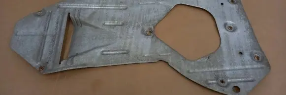 Heat shield in engine bay