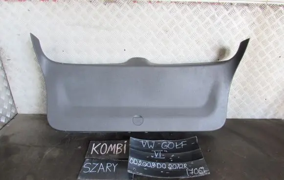 Volkswagen Golf VI Tailgate/boot lid cover trim 1K9867605B