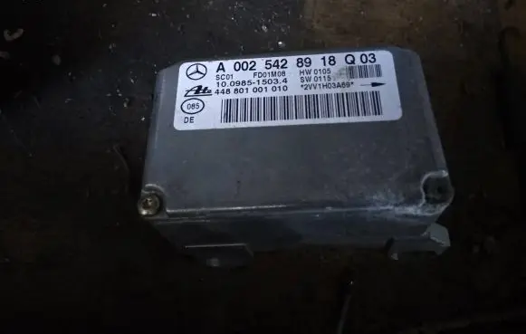 Mercedes-Benz C W203 ESP acceleration yaw rate sensor A0025428918 448801001010 10098515034